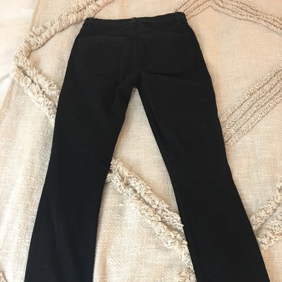 REFORMATION BLACK SERENA JEANS - Picture 3 of 7